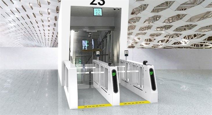 Face Recognition Fingerprint Airport Turnstile 4(001)